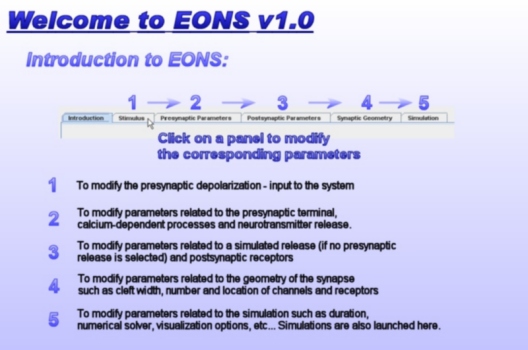 Introduction to EONS